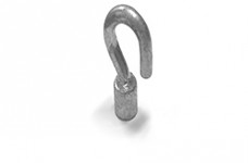 Open Hook Nut Galvanised Steel